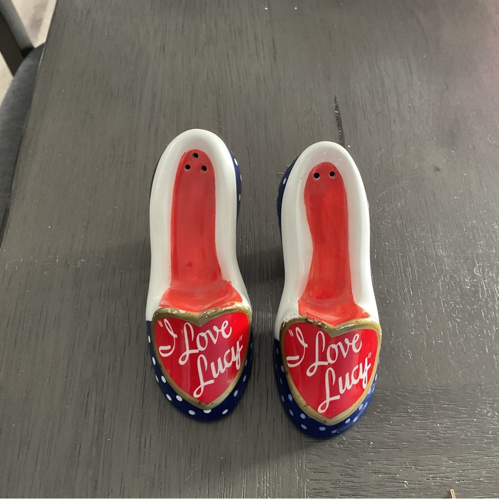 I Love Lucy salt and pepper shakers